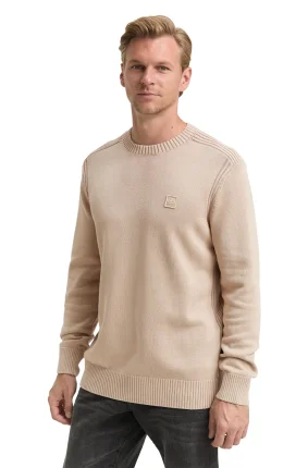 Pánský svetr TOM TAILOR béžový - XXL