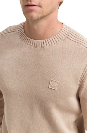 Pánský svetr TOM TAILOR béžový - XXL