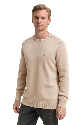 Pánský svetr TOM TAILOR béžový - M