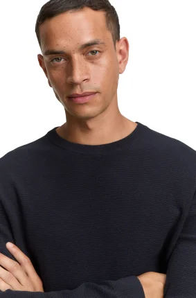 Pánský svetr TOM TAILOR modrý - XXL
