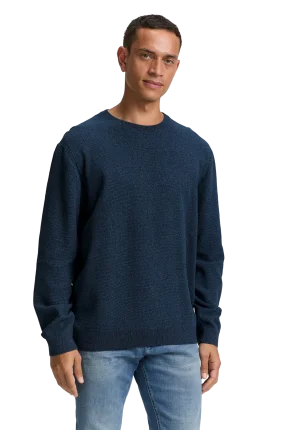 Pánský svetr TOM TAILOR modrý - XXL