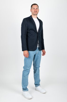 Pánské sako TOM TAILOR modré - 56