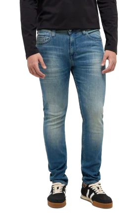 Pánské džíny MUSTANG Vegas Slim klasicky modré-seprané - 33/32