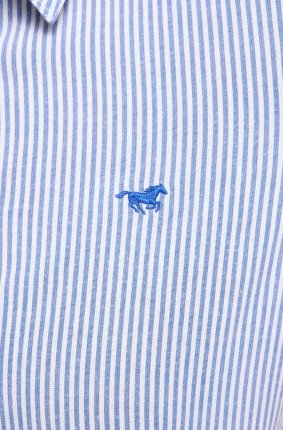 Dámská košile MUSTANG dlouhý rukáv  modro-bílá - 34