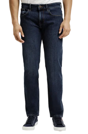 Pánské džíny CROSS JEANS Antonio tmavě modré-seprané - 32/34