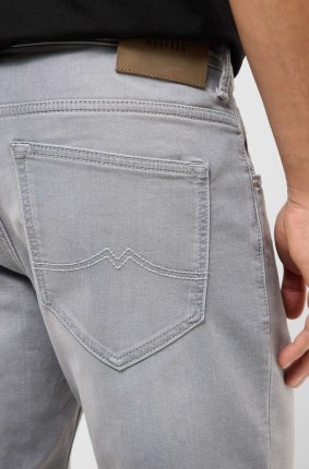 Pánské džínové kraťasy MUSTANG Chicago Shorts Z šedé