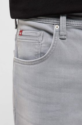 Pánské džínové kraťasy MUSTANG Chicago Shorts Z šedé