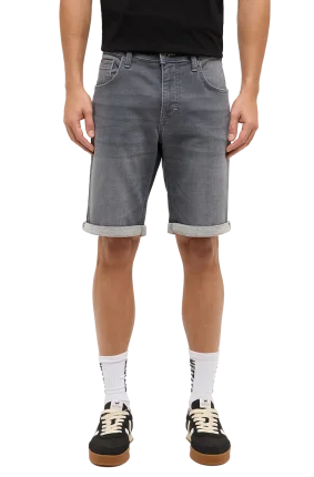 Pánské džínové kraťasy  MUSTANG Chicago Shorts Z šedé