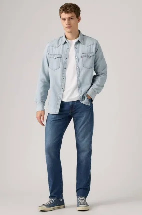 Pánské džíny LEVI'S 502 klasicky modré-seprané - 30/32