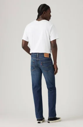 Pánské džíny LEVI'S 502 tmavě modré-seprané