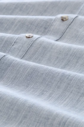 Pánská košile TOM TAILOR dlouhý rukáv modrá - 3XL