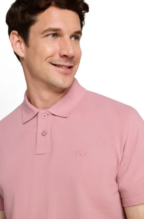 Pánská polokošile TOM TAILOR růžová