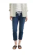 Dámské džíny TOM TAILOR Alexa Cropped slim fit tmavě modré-seprané - 26/26