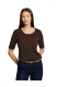 Dámské tričko TOM TAILOR hnědé