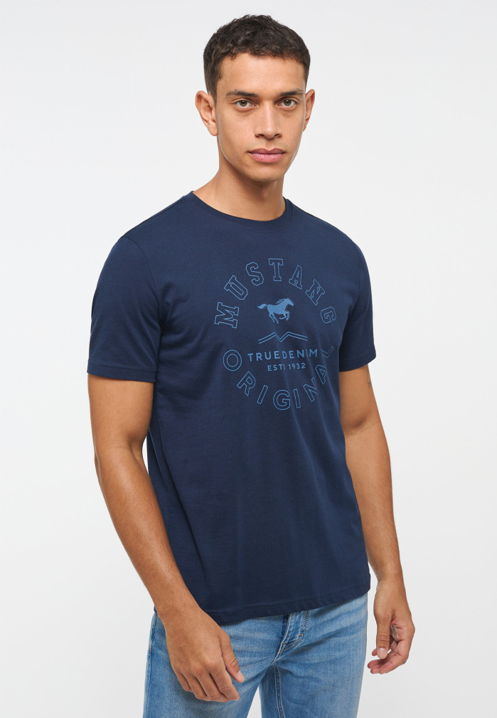 Pánské tričko  MUSTANG  modré