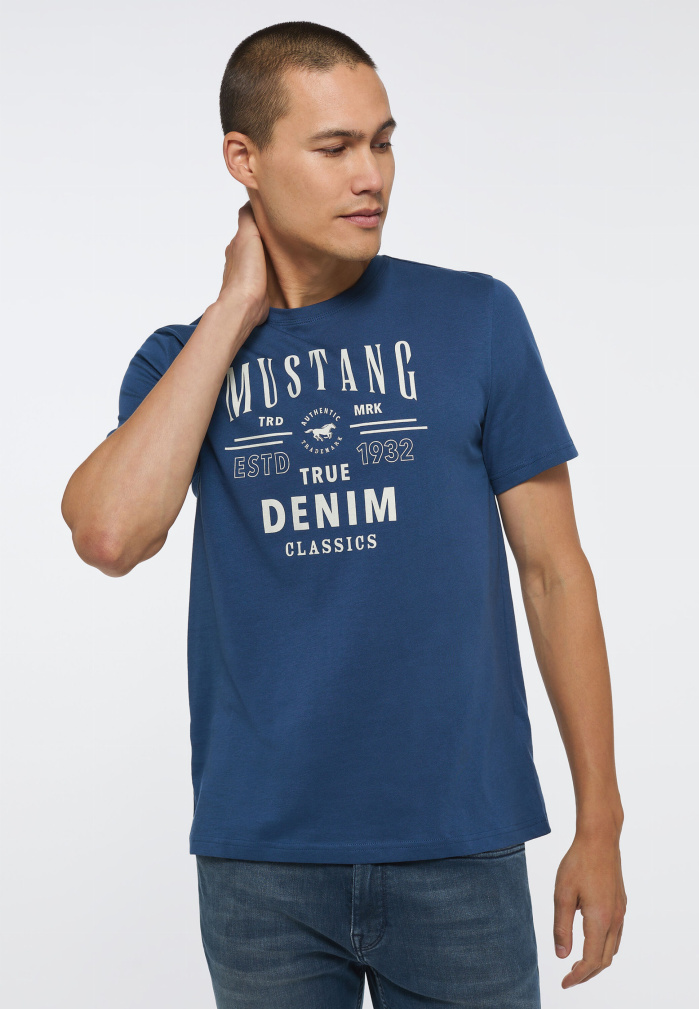 Pánské tričko  MUSTANG  modré