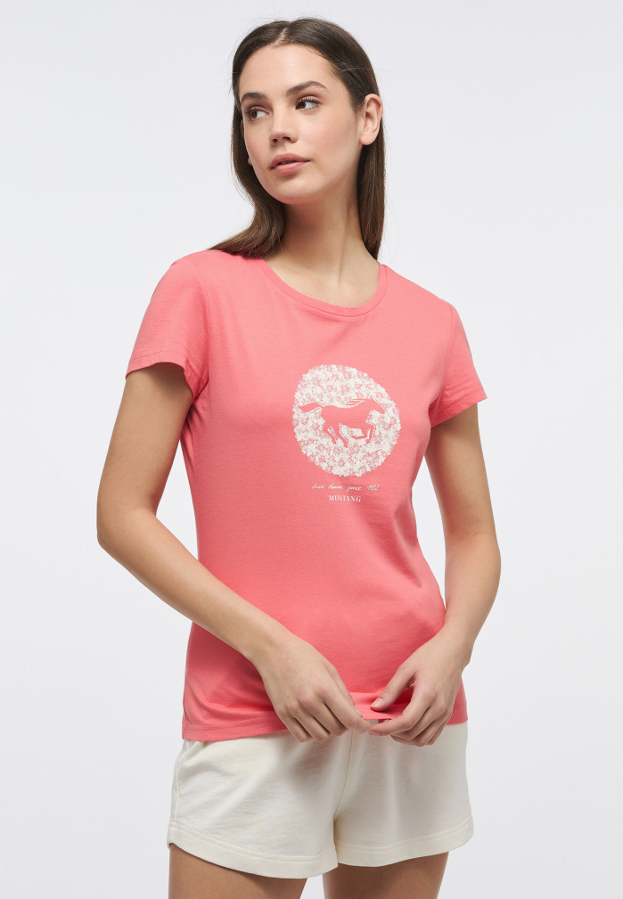 Dámské tričko  MUSTANG  růžové