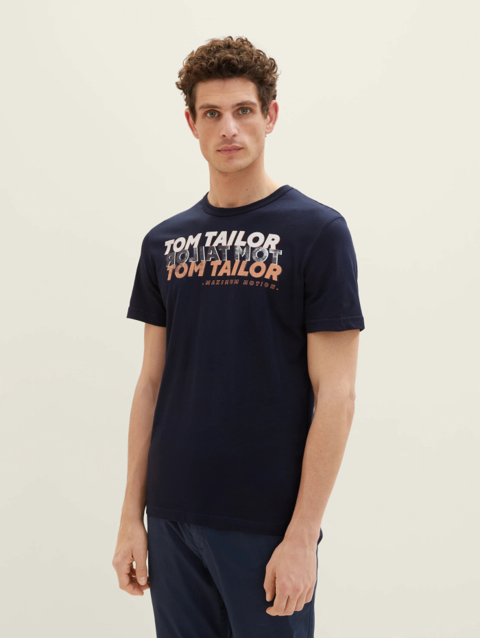 Pánské tričko  Tom Tailor  modré