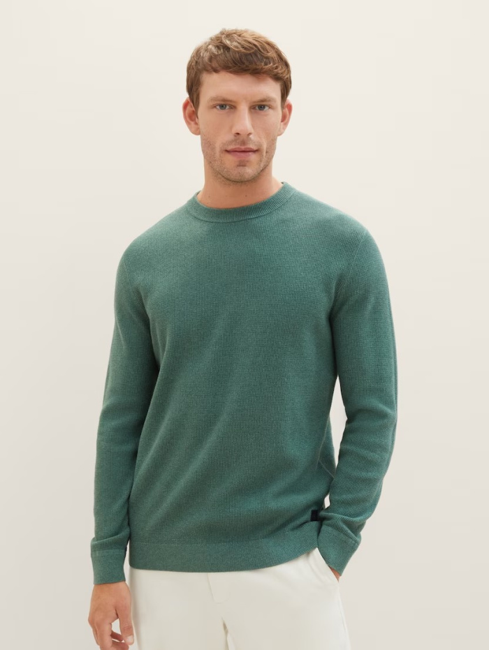 Pánský svetr  Tom Tailor  zelený