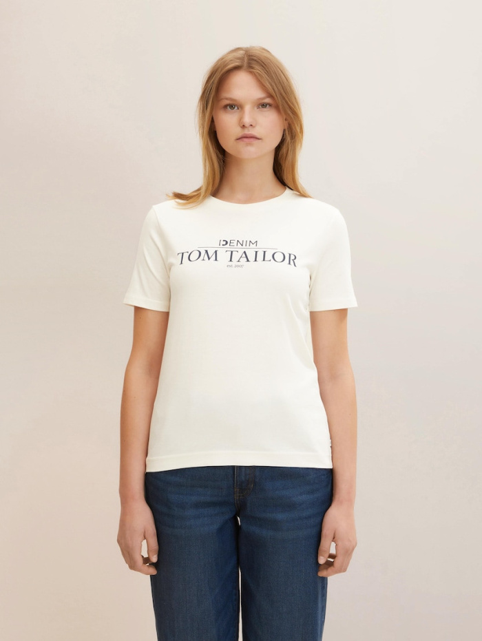 Dámské tričko  Tom Tailor  bílé