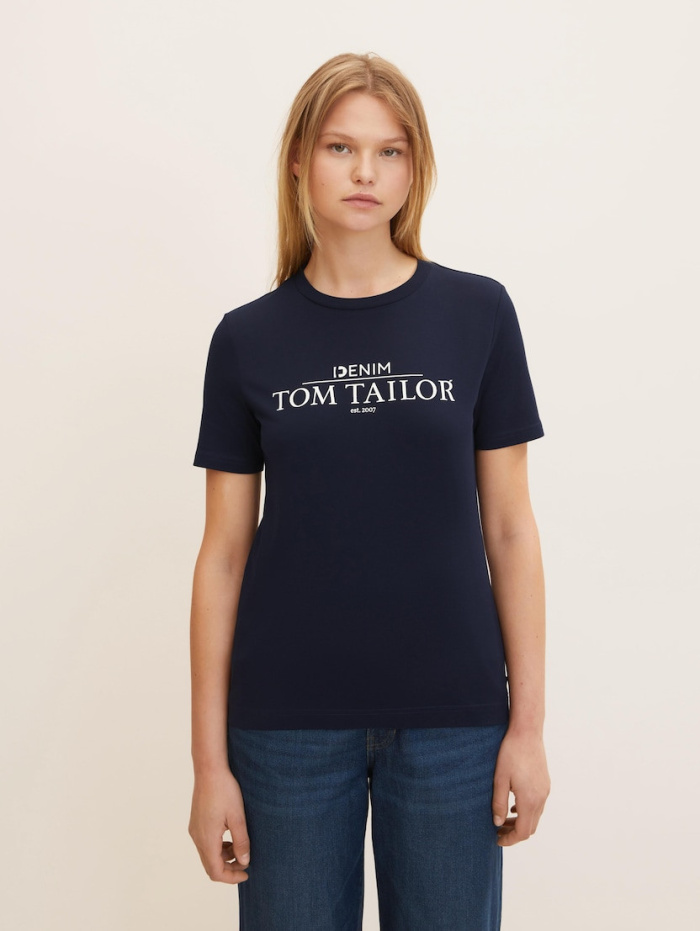 Dámské tričko  Tom Tailor  modré