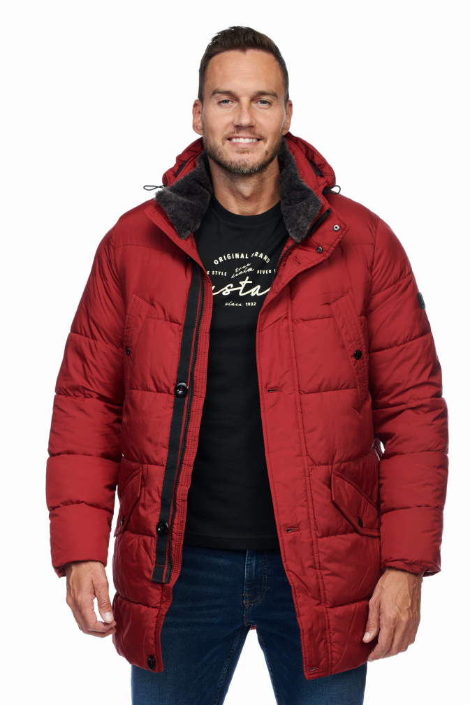 Pánská zimní bunda  NEW CANADIAN  červená