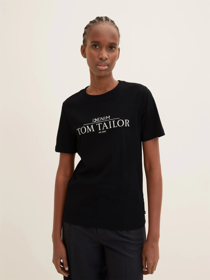 Dámské tričko  Tom Tailor  černé