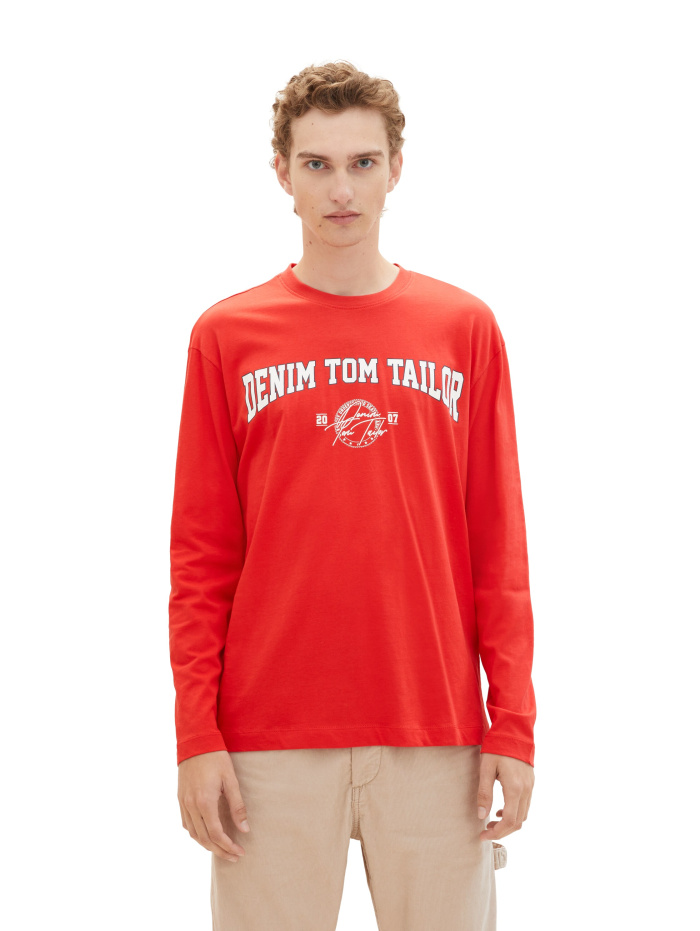 Pánské tričko d.r. TOM TAILOR červené