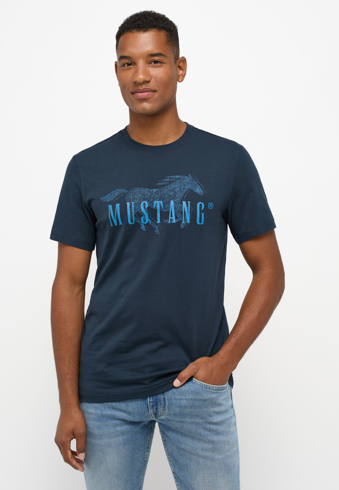 Pánské tričko Mustang modré