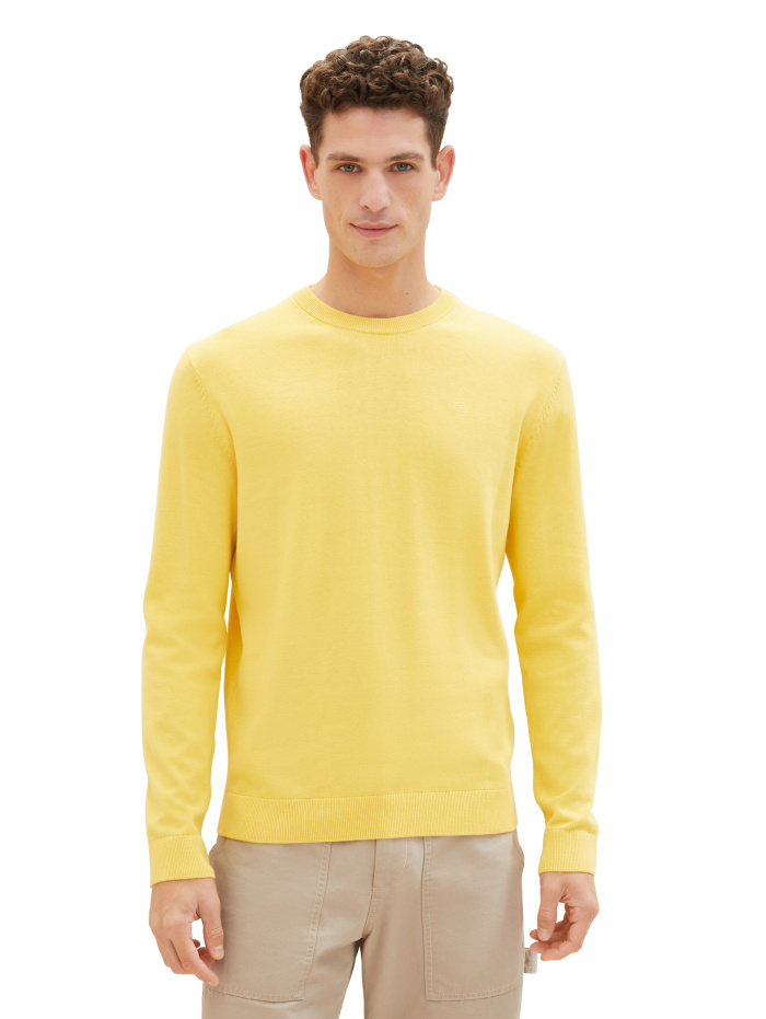 Pánský svetr TOM TAILOR žlutý