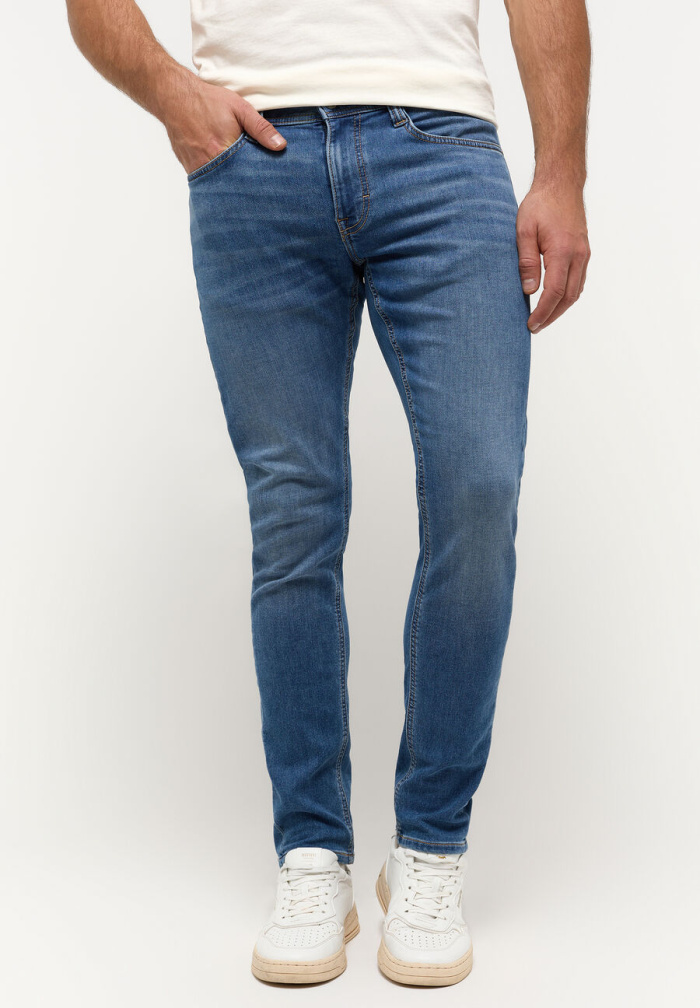 Pánské džíny MUSTANG Oregon Slim K klasicky modré-seprané