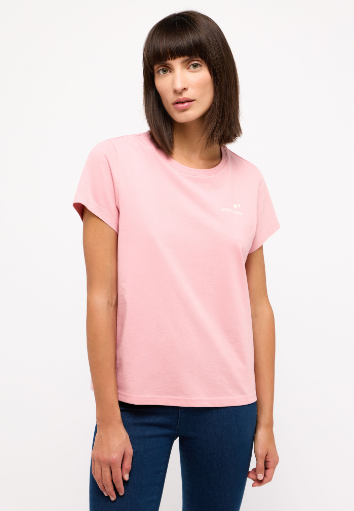 Dámské tričko k.r. MUSTANG růžové