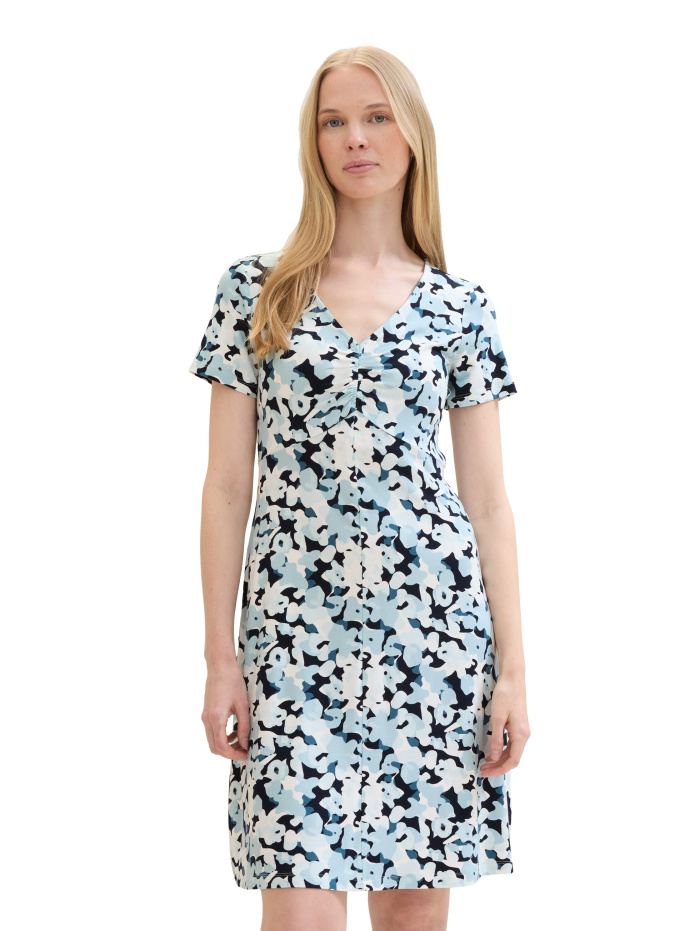 Dámské letní šaty TOM TAILOR modro-béžové