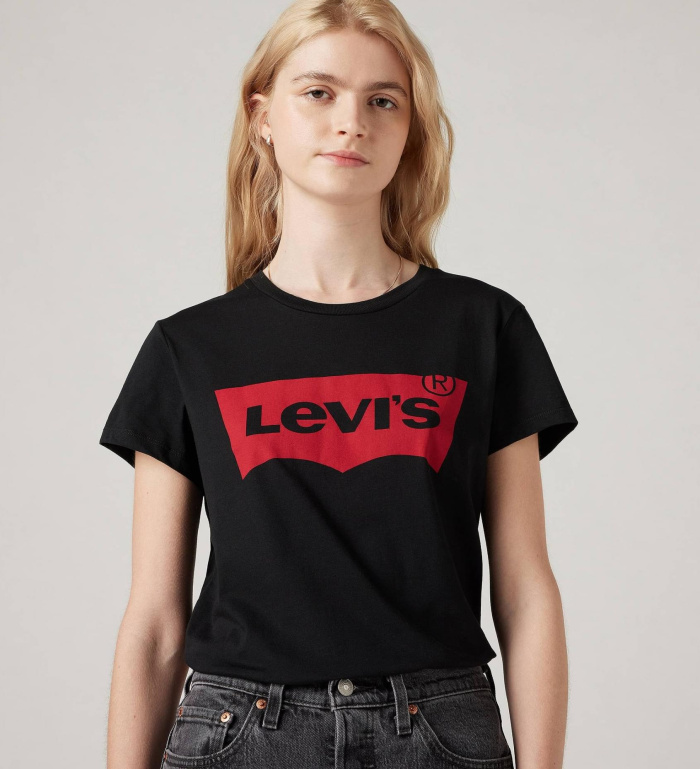 Dámské tričko k.r. LEVI'S černé