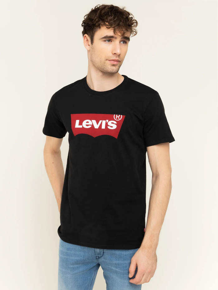 Pánské tričko k.r. LEVI'S černé