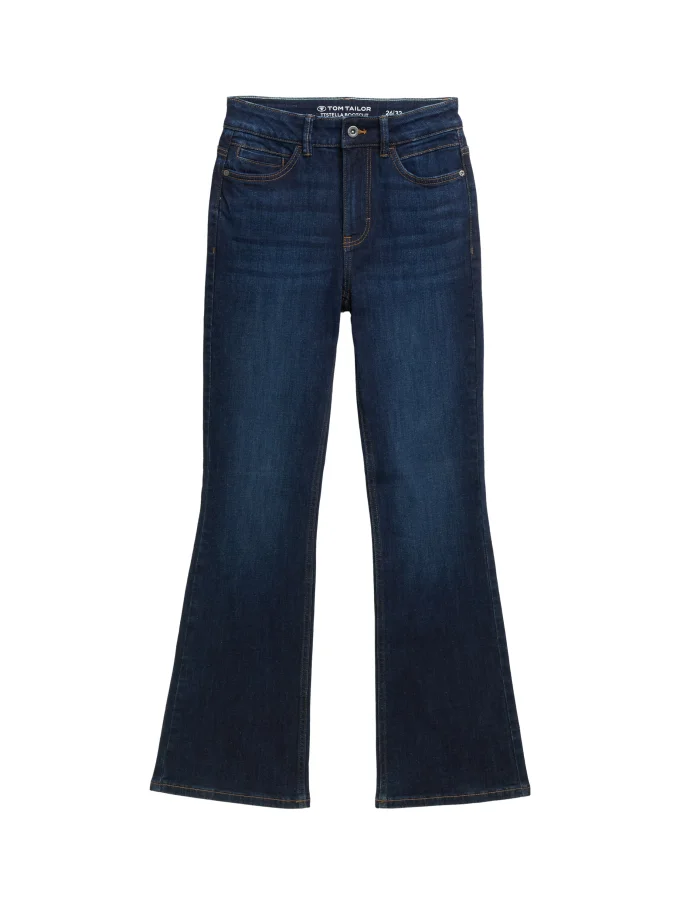Dámské džíny TOM TAILOR TTStella Bootcut tmavě modré-seprané - 26/34