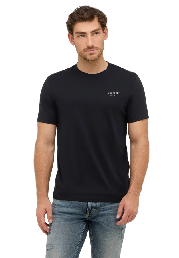 Pánské tričko  MUSTANG černé - XL