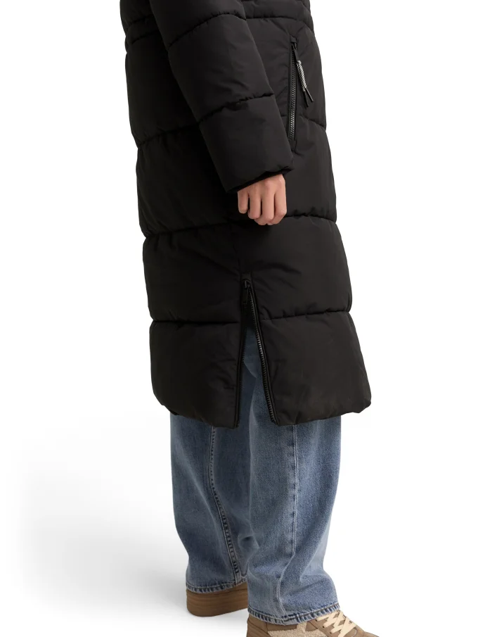 Dámský kabát TOM TAILOR černý - S