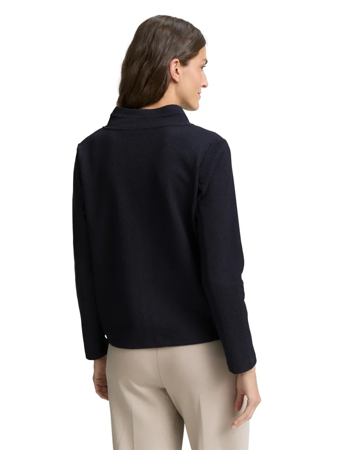 Dámská mikina TOM TAILOR modrá - XL