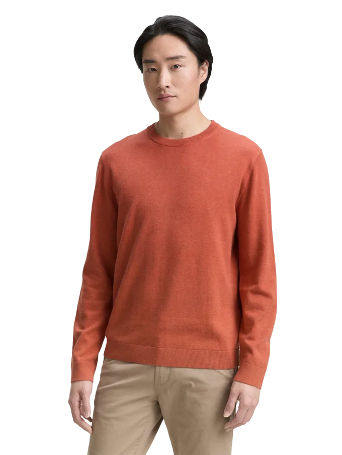 Pánský svetr TOM TAILOR červený - XXL