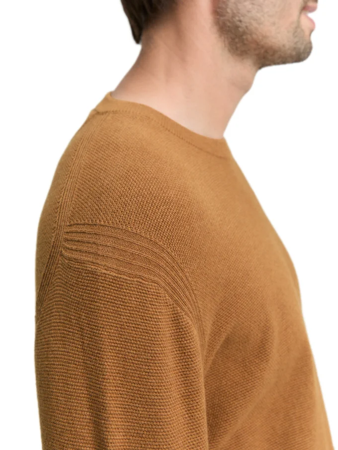 Pánský svetr TOM TAILOR hnědý - XXL