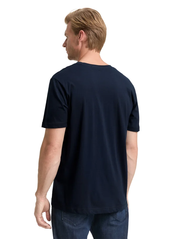 Pánské tričko TOM TAILOR modré - XXL