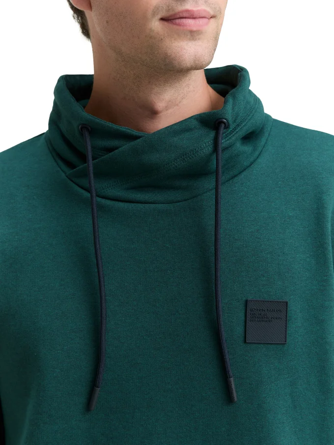 Pánská mikina TOM TAILOR zelená - XL