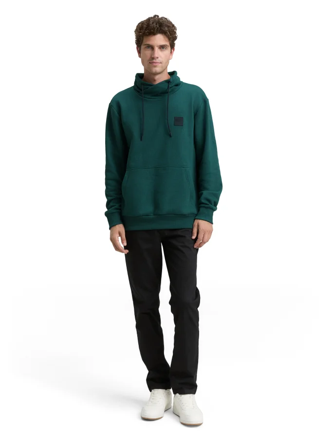 Pánská mikina TOM TAILOR zelená - XL