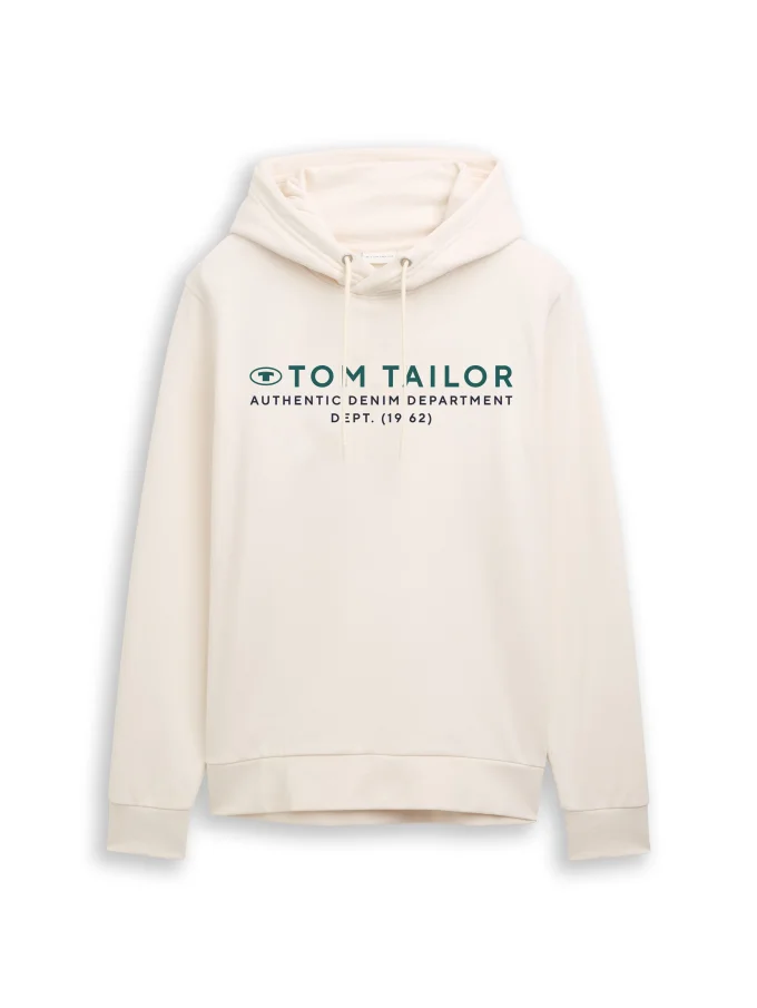 Pánská mikina TOM TAILOR bílá - L