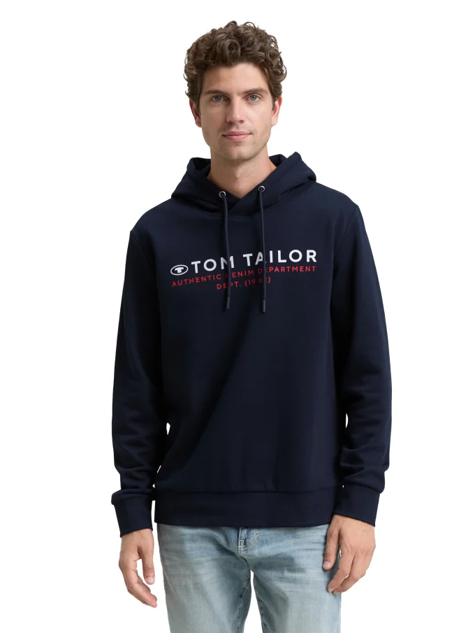 Pánská mikina TOM TAILOR modrá - L