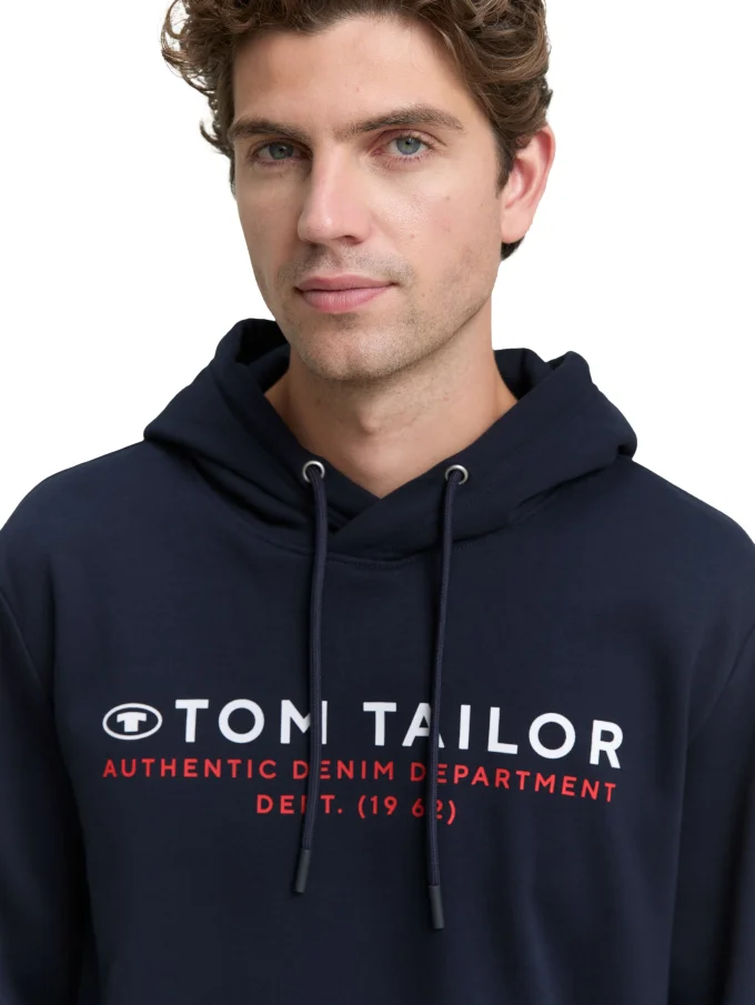 Pánská mikina TOM TAILOR modrá - L