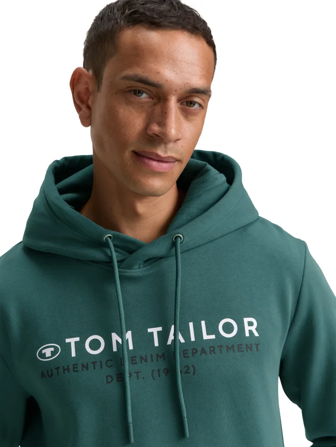 Pánská mikina TOM TAILOR zelená - M