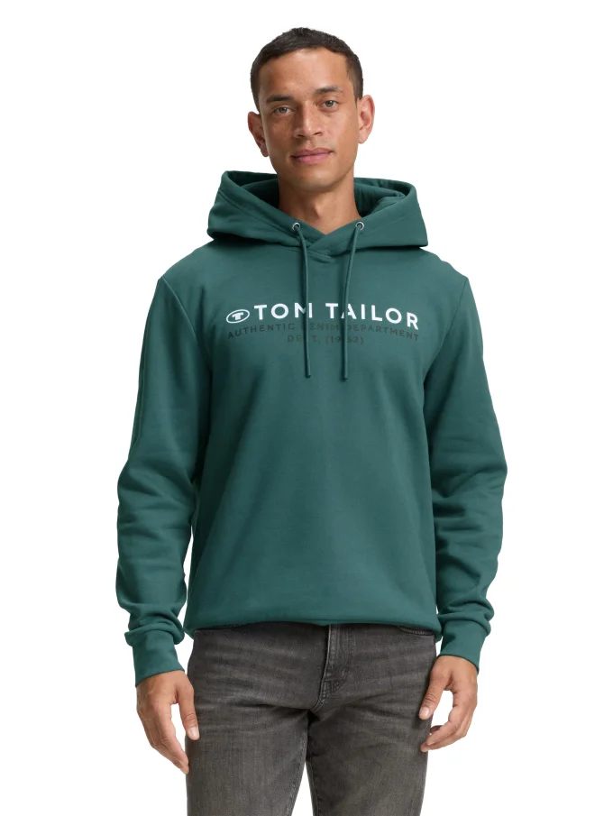 Pánská mikina TOM TAILOR zelená - M