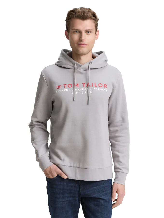 Pánská mikina TOM TAILOR šedá - XXL